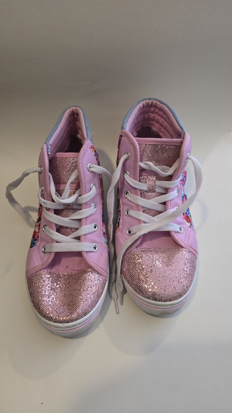 Shopkins Printed Hightop Girls Sparkles Sneakers Size 2